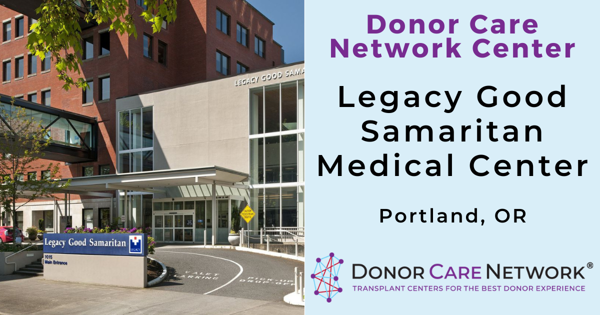 Legacy Good Samaritan Med Center Kidney Transplant in Portland, OR